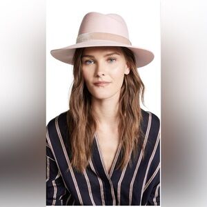 Rag and Bone Zoe Fedora Light Pink Size Small